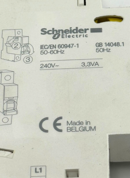 Schneider Electric A9A26969 Auxiliary Contact | 220240V | Made in Belgium1 pcs6