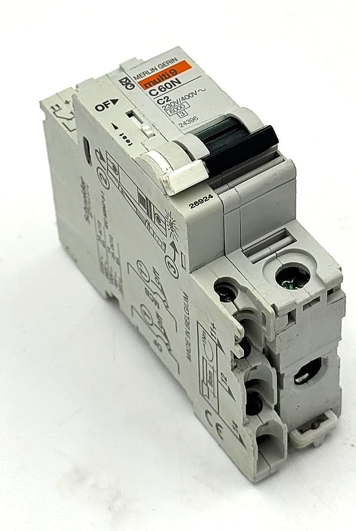 Merlin Gerin Multi 9 C60N Miniature Circuit Breaker | 230/400V AC | Belgium Made0