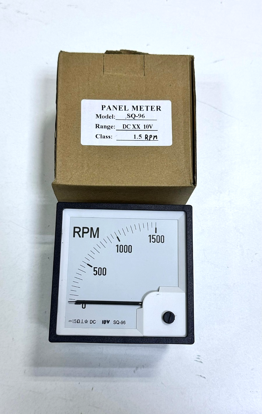 SQ96 | Analog RPM Meter | 0–1500 RPM Range | 10 V DC0
