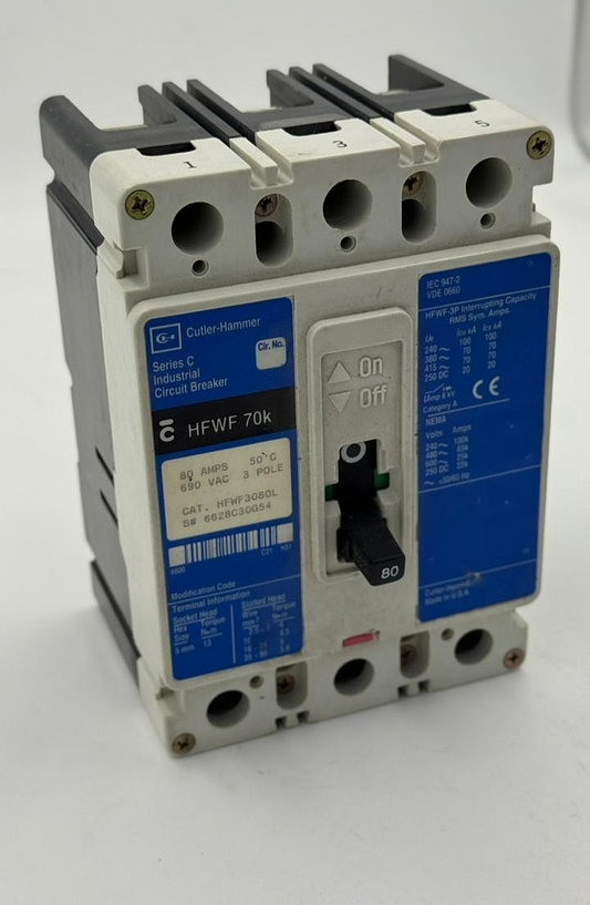 CutlerHammer | HFWF 70K | Circuit Breaker | 80 A | Made in USA1