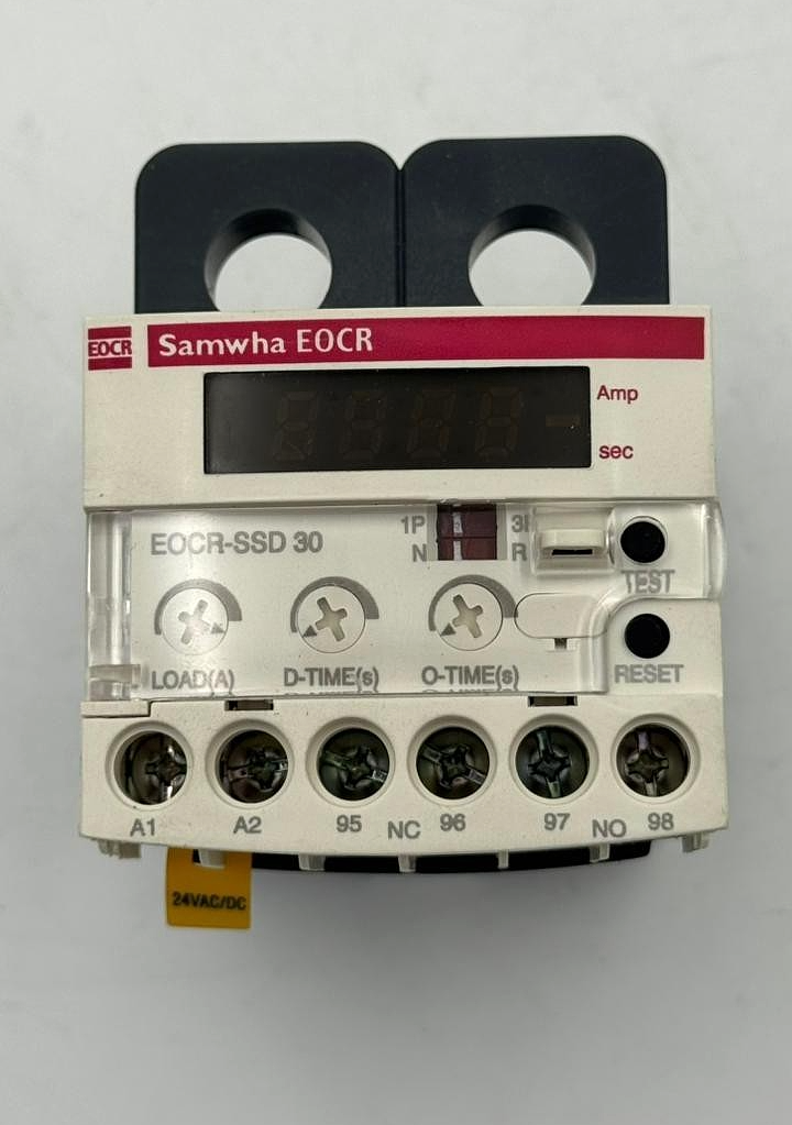 Samwha EOCRSSD30DB Electronic Overload Relay | 3–30A | 24VAC/DC1
