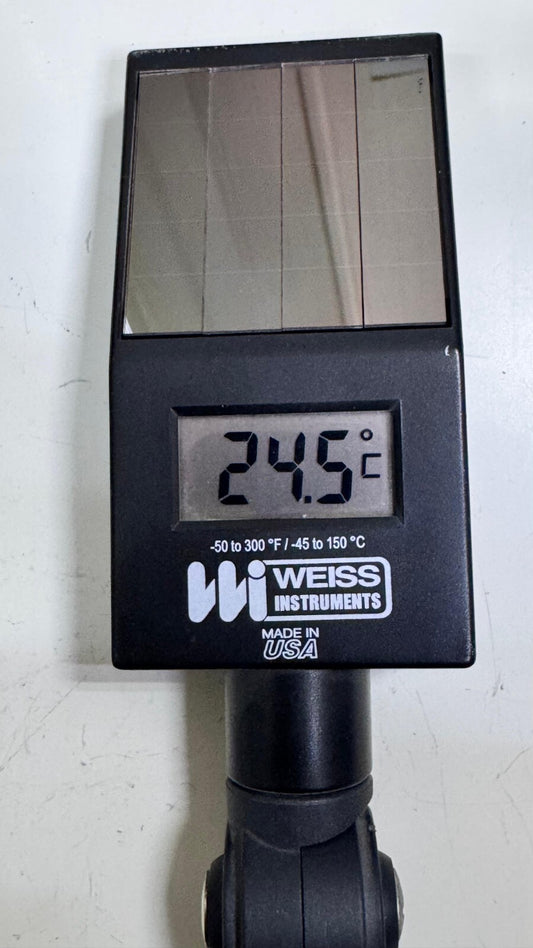 WEISS INSTRUMENTS Digital Solar Powered Thermometer – °F/°C Display | USA Made1