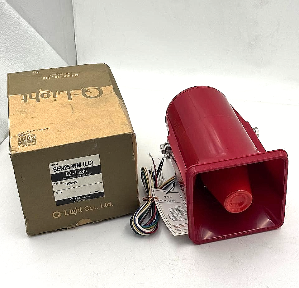 QLight SEN25 Signal Phone / Electric Horn | 115dB | DC24V | Made in Korea0