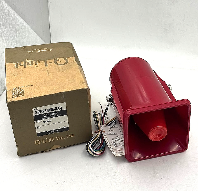QLight SEN25 Signal Phone / Electric Horn | 115dB | DC24V | Made in Korea0