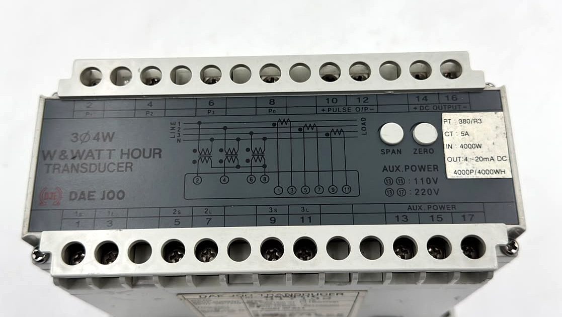 Daejoo DT 34WWH L11 w&watt Hour Transducer | AC 110/220V2
