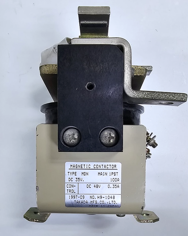 Takada Magnetic Contactor MDN – 1PST, DC 35V/48V, 100A, Made in Japan2