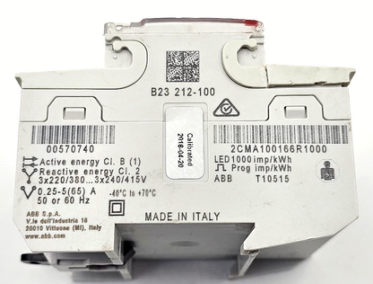 ABB B23 212-100 Energy Meter 50/60 Hz | Made in Italy3