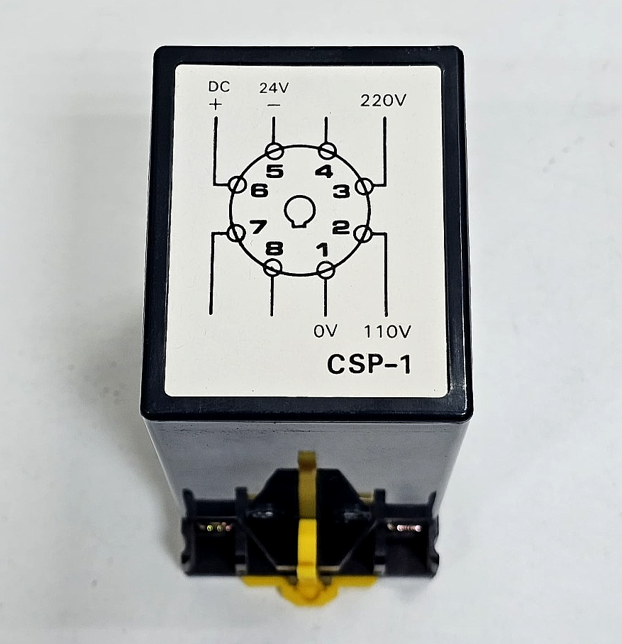TTE | CSP124 | Time Delay Relay With Socket/ Base | 8Pin | 230V AC0