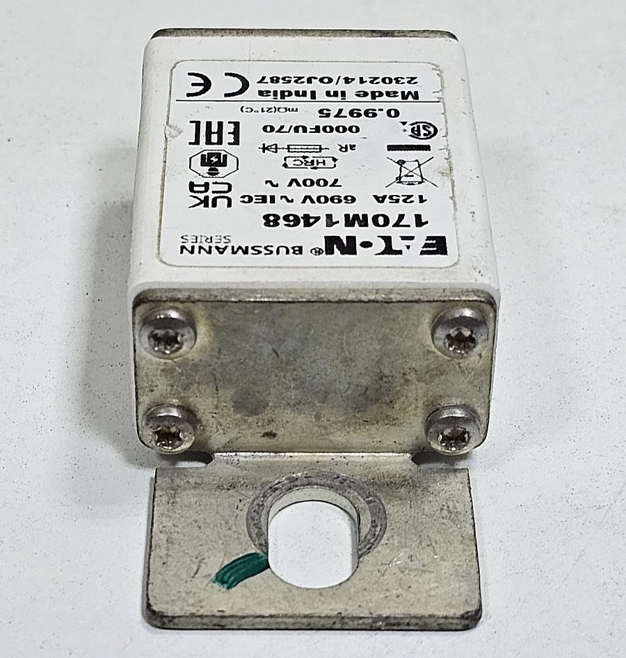 (1 Piece) Eaton Bussmann | 170M1468 | Fuse | 125 A | 700 V | Made In India6