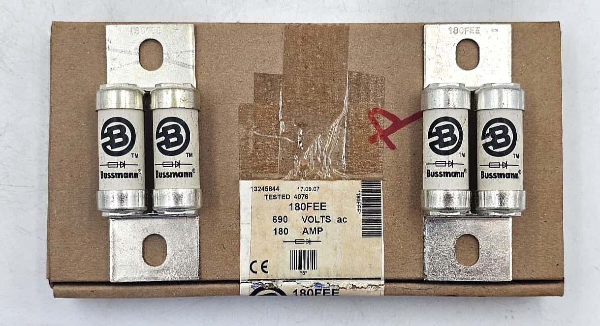 Cooper Bussmann 180FEE Fuse 180A 690V | Made in India ( Pack of 2 pcs )1