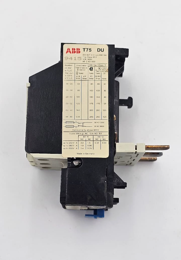 ABB | T75 DU 52  | Motor Protection Circuit Breaker | 52 A | Made in Germany3