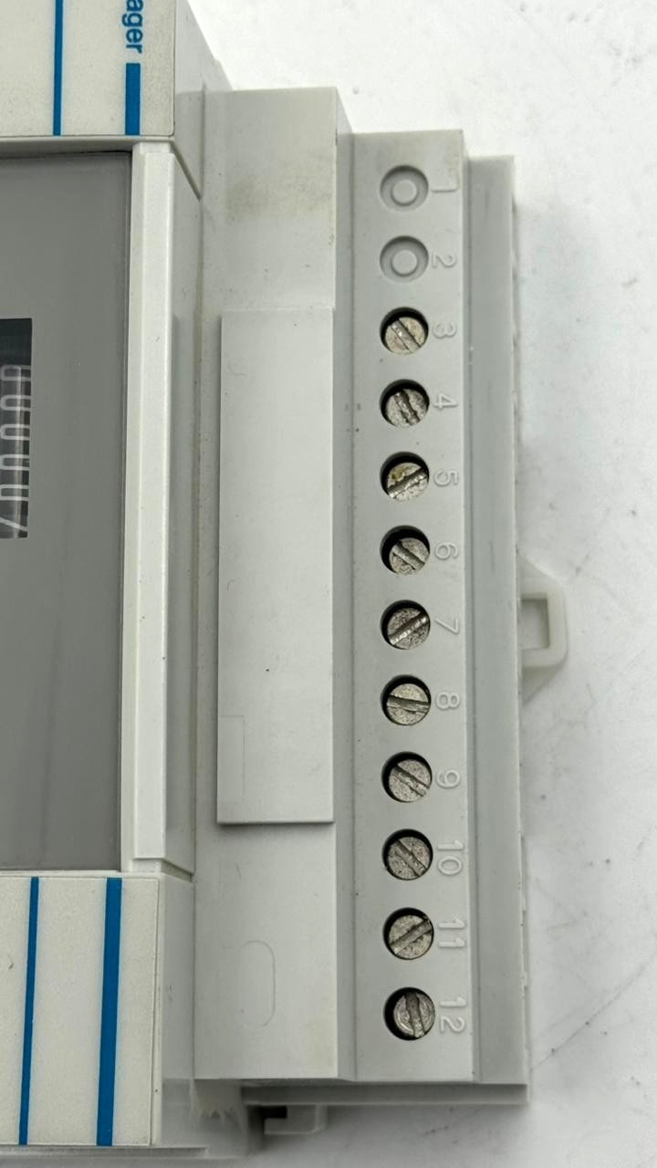 Hager EC 030 223030 3Phase Energy Meter | 50/5A to 800/5A6