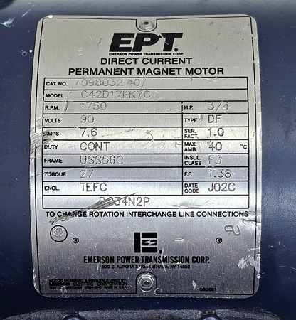 EPT | C42D17FK7C | DC Permanent Magnet Motor2