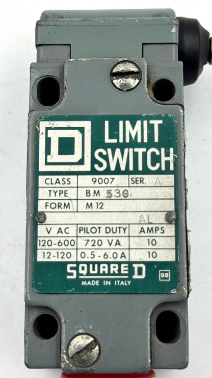 Square D BM536 Limit Switch 600V | Made in Italy 1