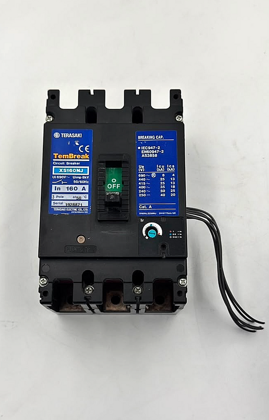Terasaki TemBreak XS160NJ | 160A |  MCCB (Molded Case Circuit Breaker )  1 pcs0