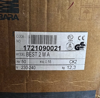 EBARA | BEST 2M A | Submersible Pump | 0.75 HP | 240V | 2800 RPM | Made in Italy7