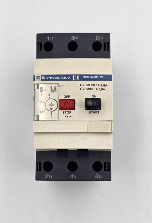 Telemecanique |Square D | GV3ME06/1 11.6A | Motor Circuit Breaker |  France1
