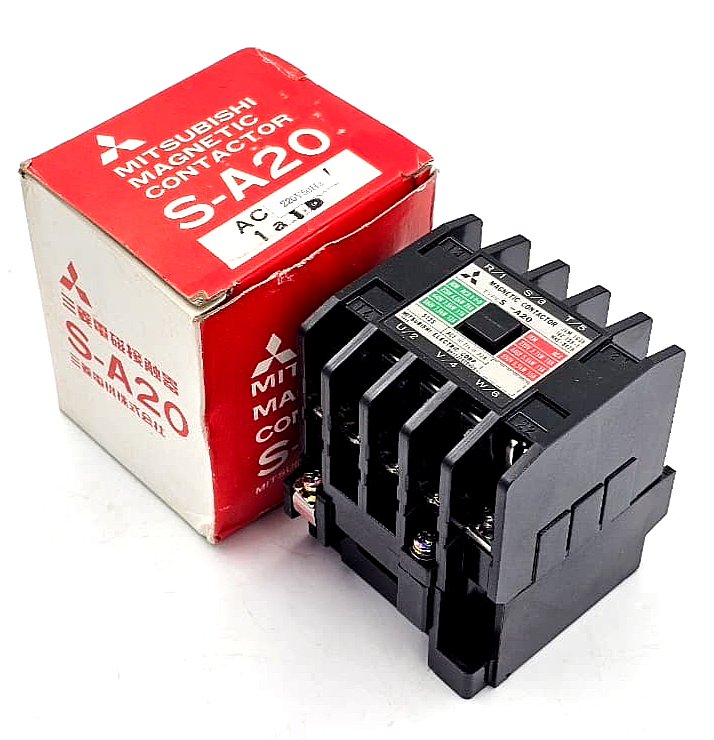 Mitsubishi Electric SA20 | 32A 208220V 5060Hz | Magnetic Contactor | Japan0