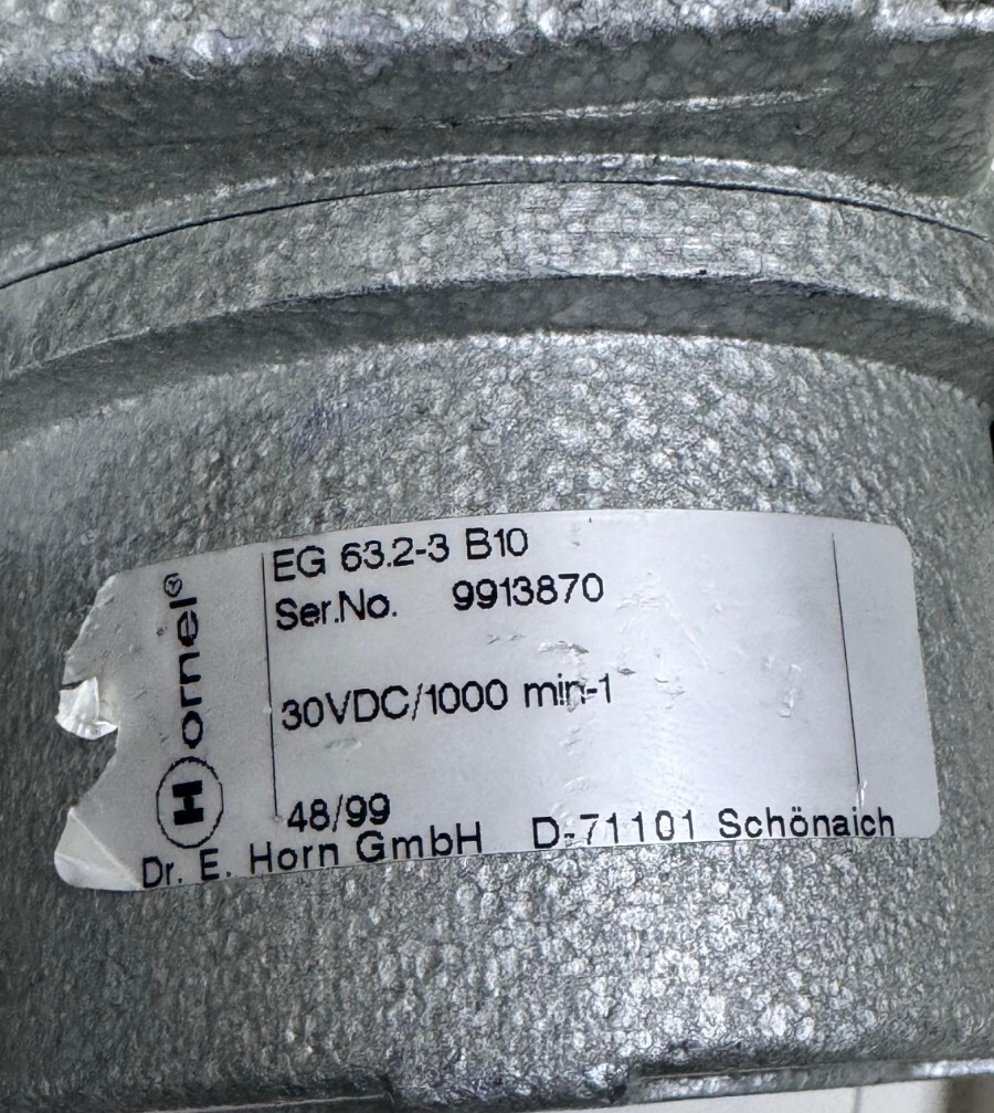 Motorenlager Tacho Motor EG 6323 B10 – 30VDC, 1000 min⁻¹,3