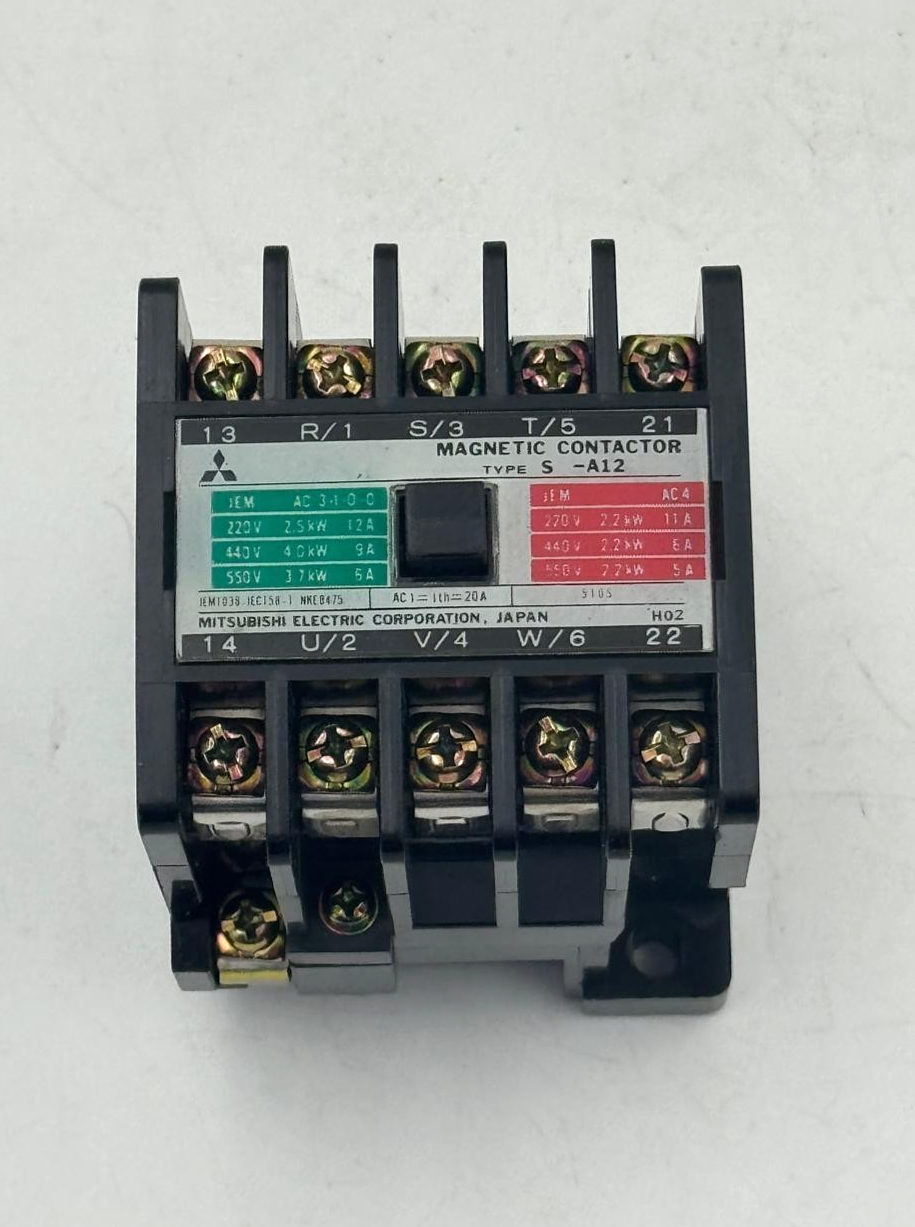 Mitsubishi Electric SA12 Magnetic Contactor | 220V Coil | Made in Japan (1 pcs)0