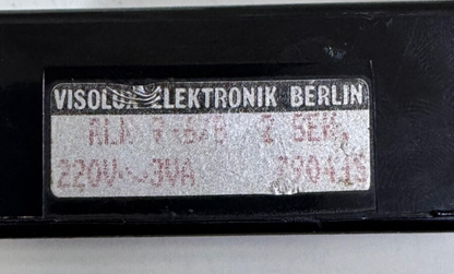 VISOLUX RLR 96/8 2BEK Photoelectric Sensor | 220V 3VA | Industrial Automation3