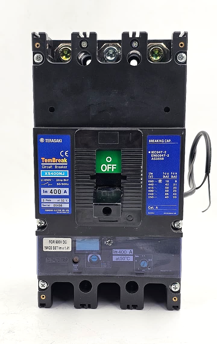Terasaki TemBreak XS400NJ | 3Pole | 400A Circuit Breaker – MCCB0