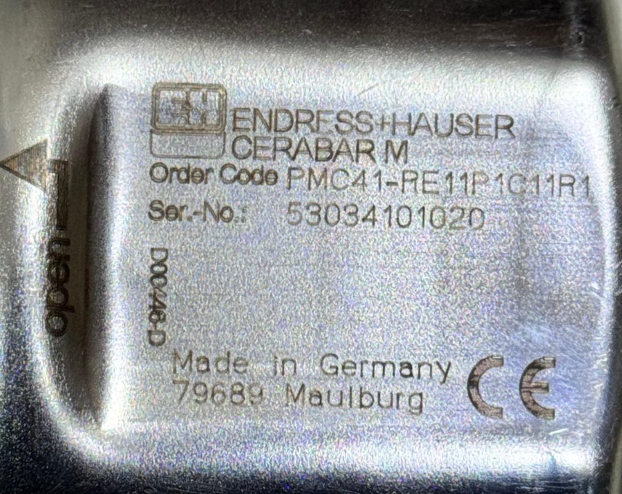 Endress+Hauser Cerabar MPMC41RE11P1C11R1 Pressure Transmitter | 010 Bar Range3