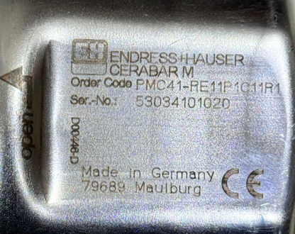 Endress+Hauser Cerabar MPMC41RE11P1C11R1 Pressure Transmitter | 010 Bar Range3