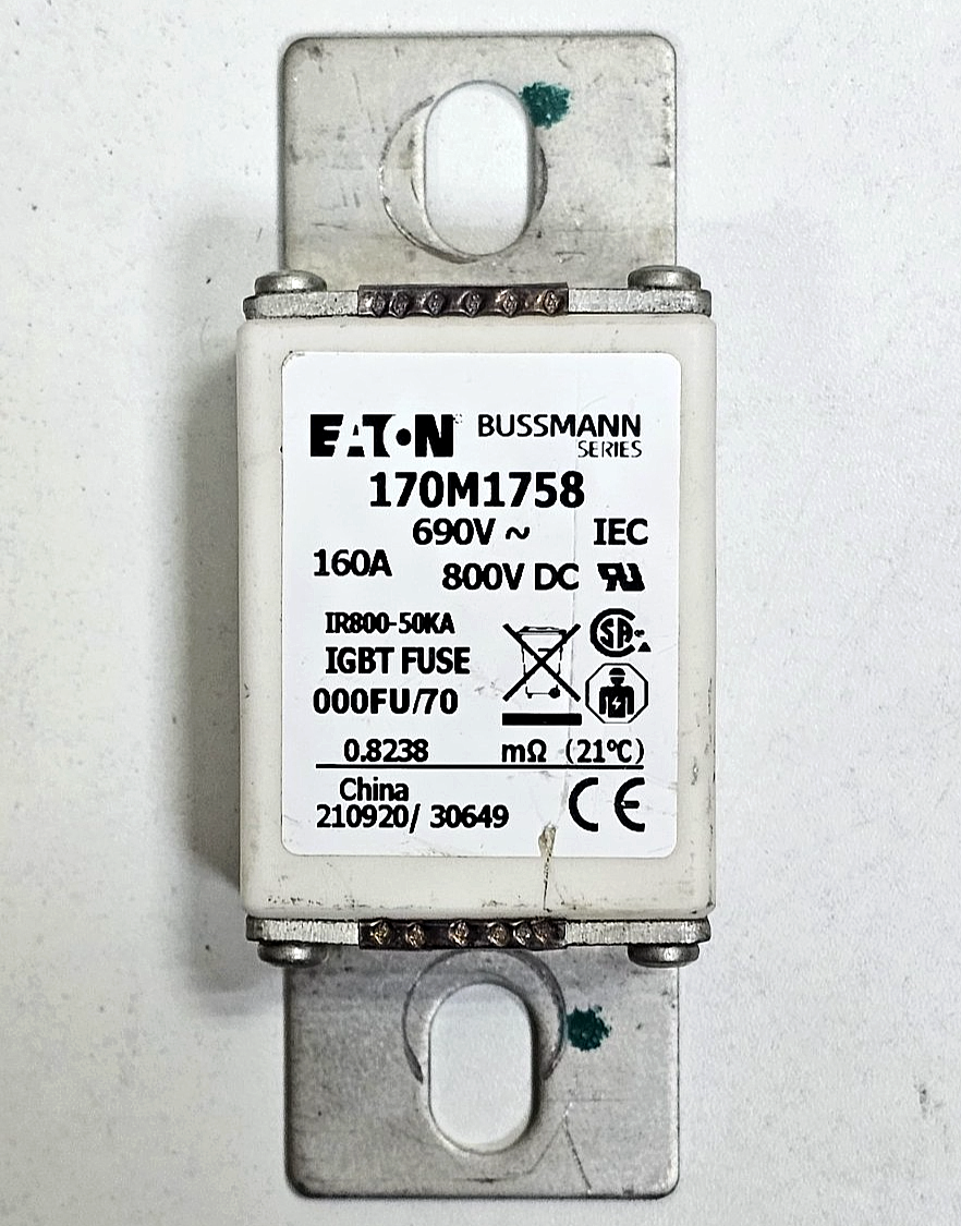 (1  Piece) Eaton Bussmann | 170M1758 | IGBT Fuse | 160A | 800V DC1