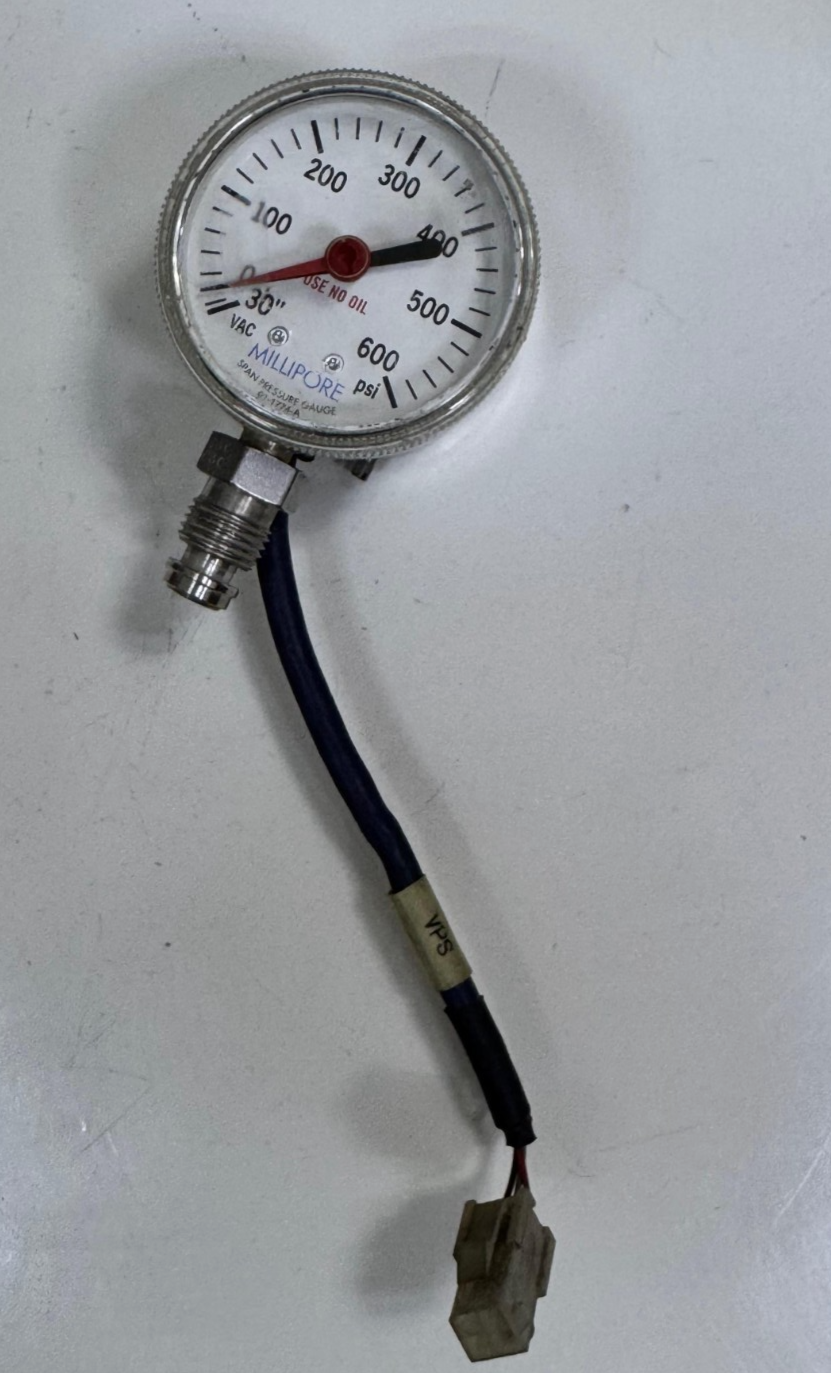 Millipore Span Pressure Gauge 011774A | 0600 PSIPressure Measurement1