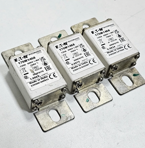 (1 Piece) Eaton Bussmann | 170M1468 | Fuse | 125 A | 700 V | Made In India0