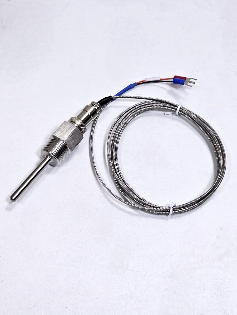 KType | Thermocouple Sensor | 6mm Probe | 50mm Length | 2m Wire | 1/2" Threaded0