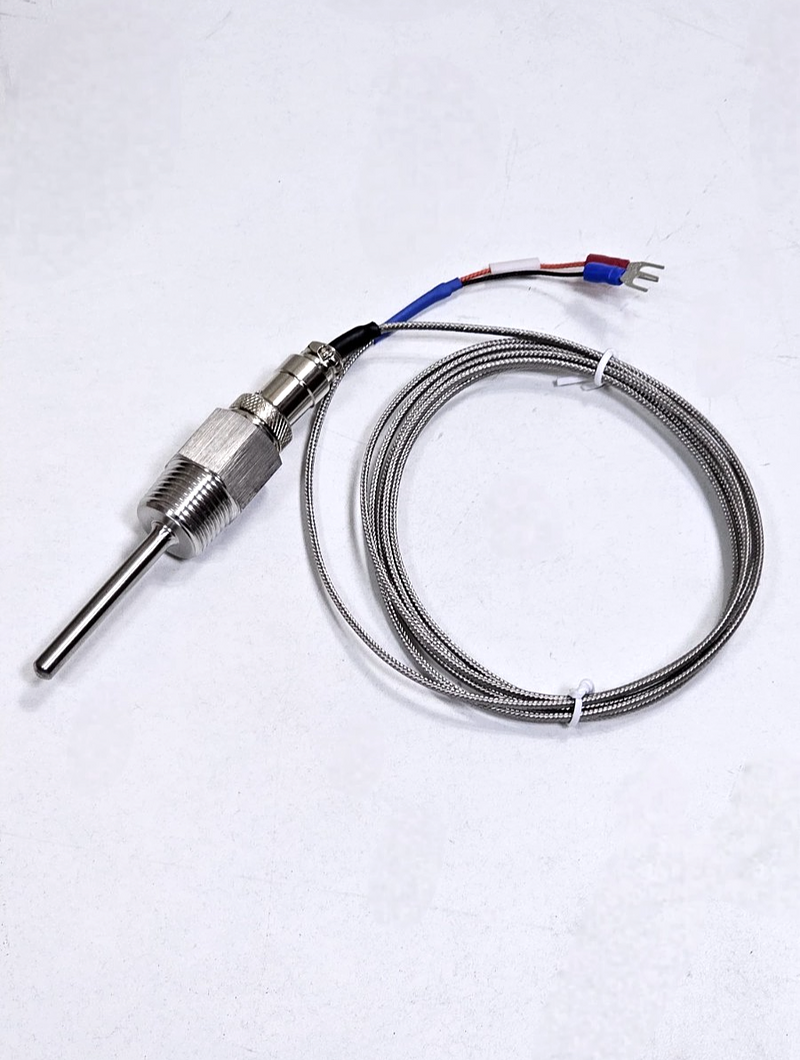KType | Thermocouple Sensor | 6mm Probe | 50mm Length | 2m Wire | 1/2" Threaded0