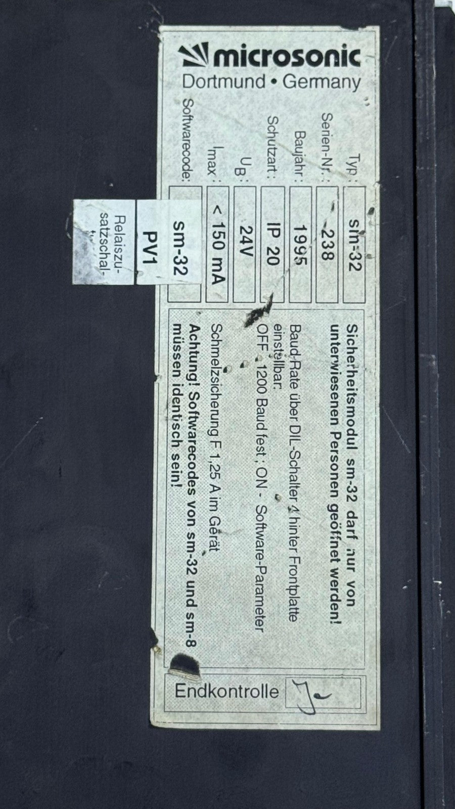 Microsonic | SM32 | Safety Module | Made in Germany3