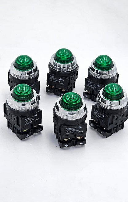 Koino KPL30L3C Green LED Indicator Light | 24V , 20mA | Made in Korea ( 1 pcs )1