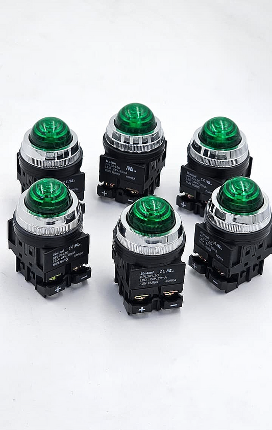 Koino KPL30L3C Green LED Indicator Light | 24V , 20mA | Made in Korea ( 1 pcs )1