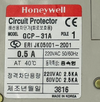 Honeywell GCP31A SinglePole Circuit Protector, 0.5A, 220V AC( 1 Pcs )5