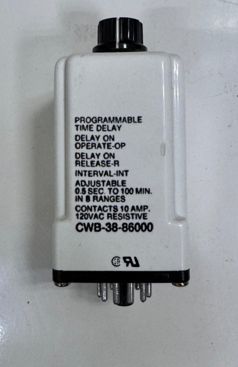 Potter & Brumfield CWB3886000 Programmable Time Delay , 240VAC Input1