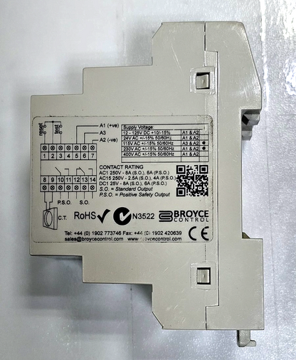 Broyce Control ELRM44V30 Earth Leakage Relay | 30A |Made in UK3