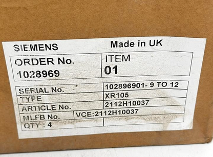 Siemens XR105  Protection Relay 2112H10037  – Made in UK ( Pack of 4 pcs )2
