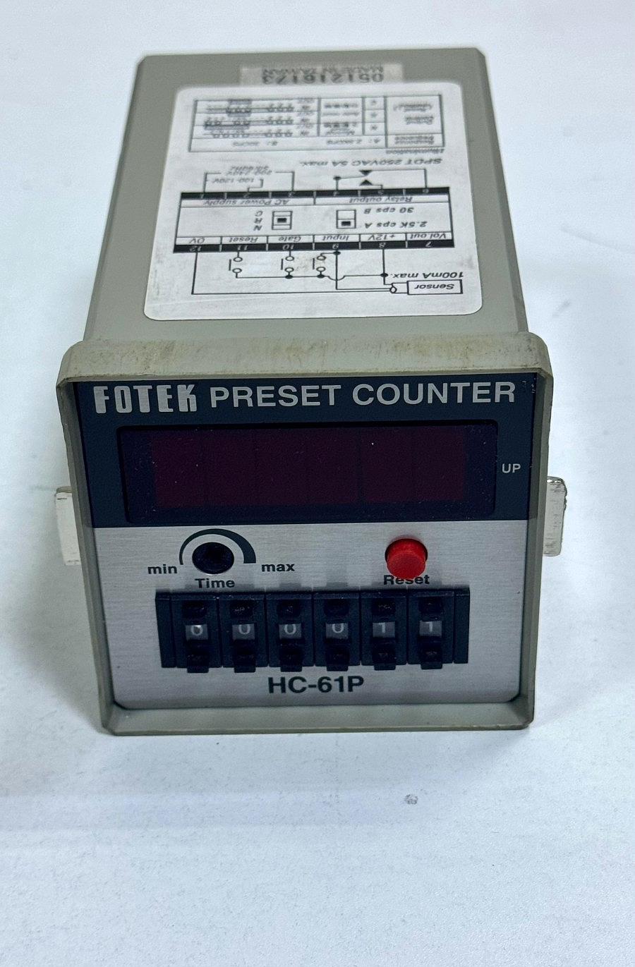 Fotek | HC61P | Digital Counter | Preset Counter Meter2