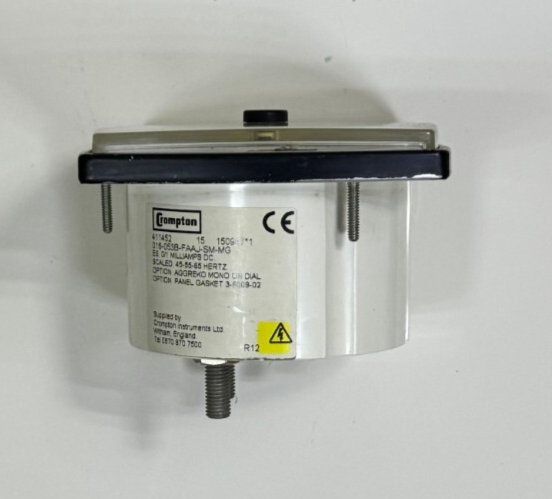 Crompton 016053BFAAJSMMG Frequency Meter – 45–65 Hz, Milliamp DC Input,1