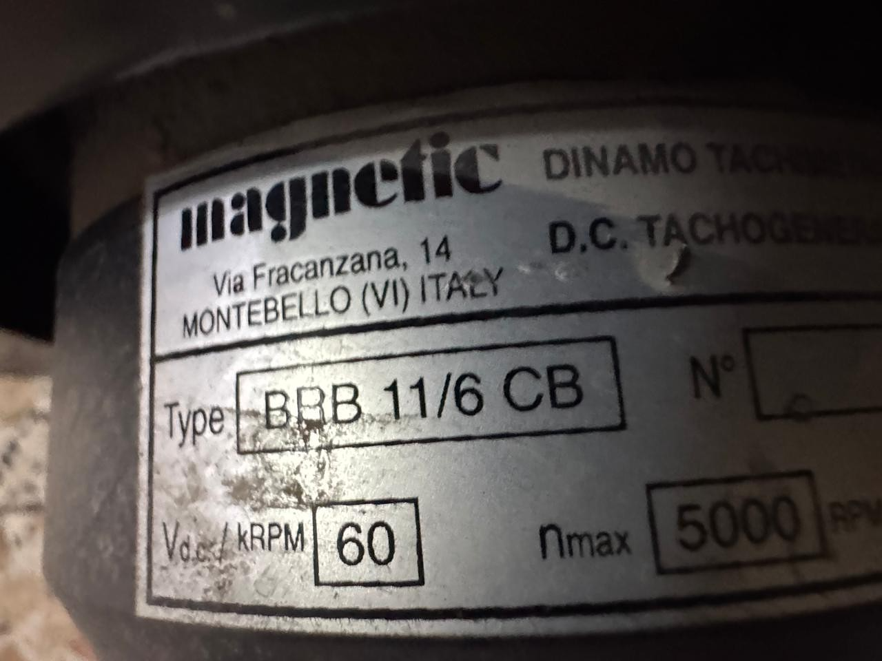 Magnetic | MM80 LJ | DC Motor | Made in Italy | 5.3 kW | 400V  DC | 3100 RPM3