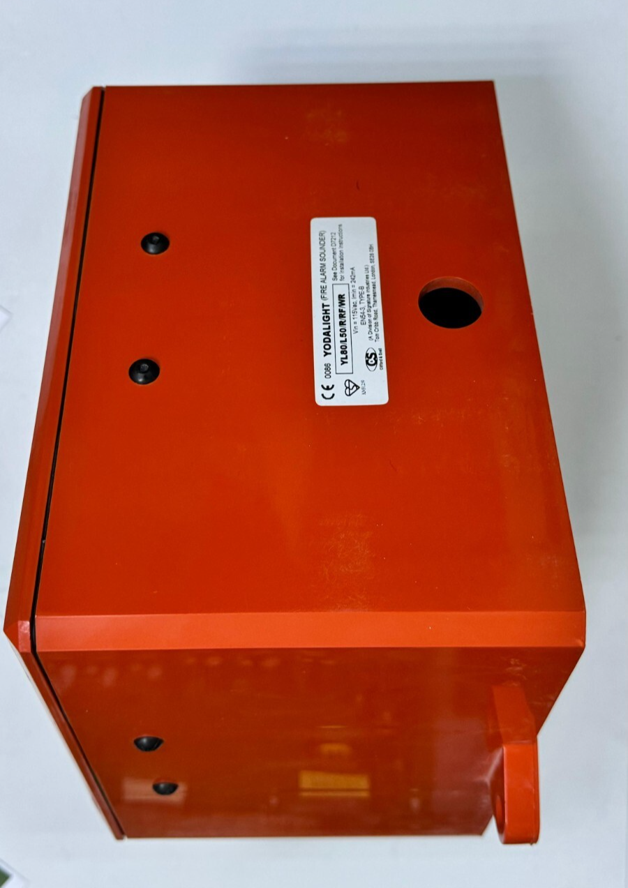 Yodalight YL80/L50 Fire Alarm Sounder – 115V AC, Red, EN543 Type BMade in UK5