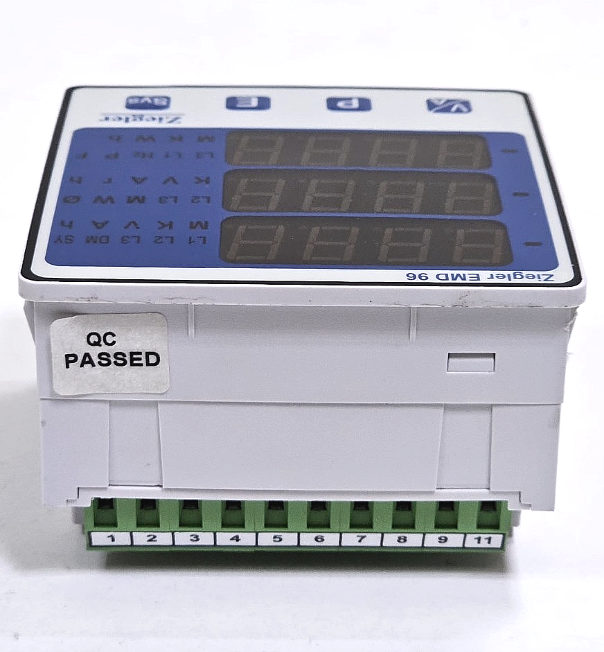 Ziegler | Ziegler EMD 96 | Multifunction Power Meter | Digital Panel Meter | 5A6