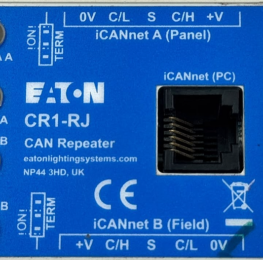Eaton CR1 RJ CAN Repeater iCANnet Lighting Control Network Module | Made in UK1