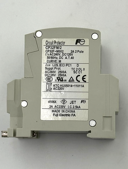 Fuji Electric CP32FM/2 |  2A | 2Pole Mini Circuit Breaker3