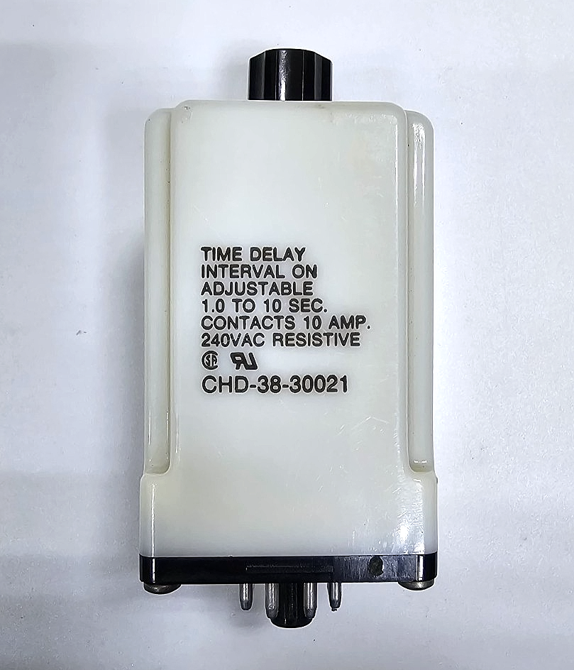 Potter & Brumfield CHD3830021 Time Delay Relay– Adjustable 1–10 Sec, 24VDC,USA2