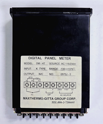 Maxthermo Gitta | DM4T |  Digital Panel Meter | AC 115/230V8