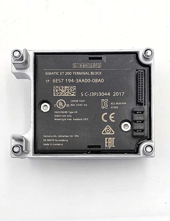 Siemens 6ES71943AA000BA0 ET 200SP Terminal Block Module5